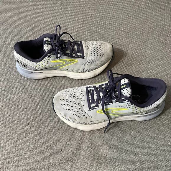 Brooks Women's Glycerin 20 Neutral Running Shoe - Light Blue/Peacoat/Nightlife - - Picture 4 of 13